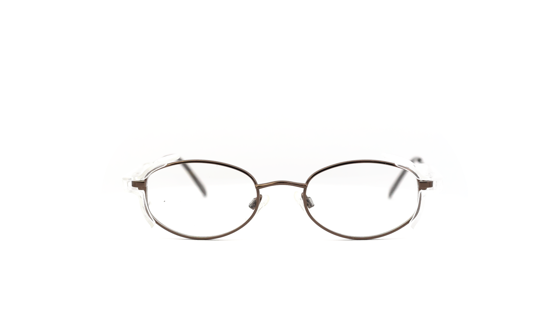 204BRW48 Evelyn in Brown prescription safety frame