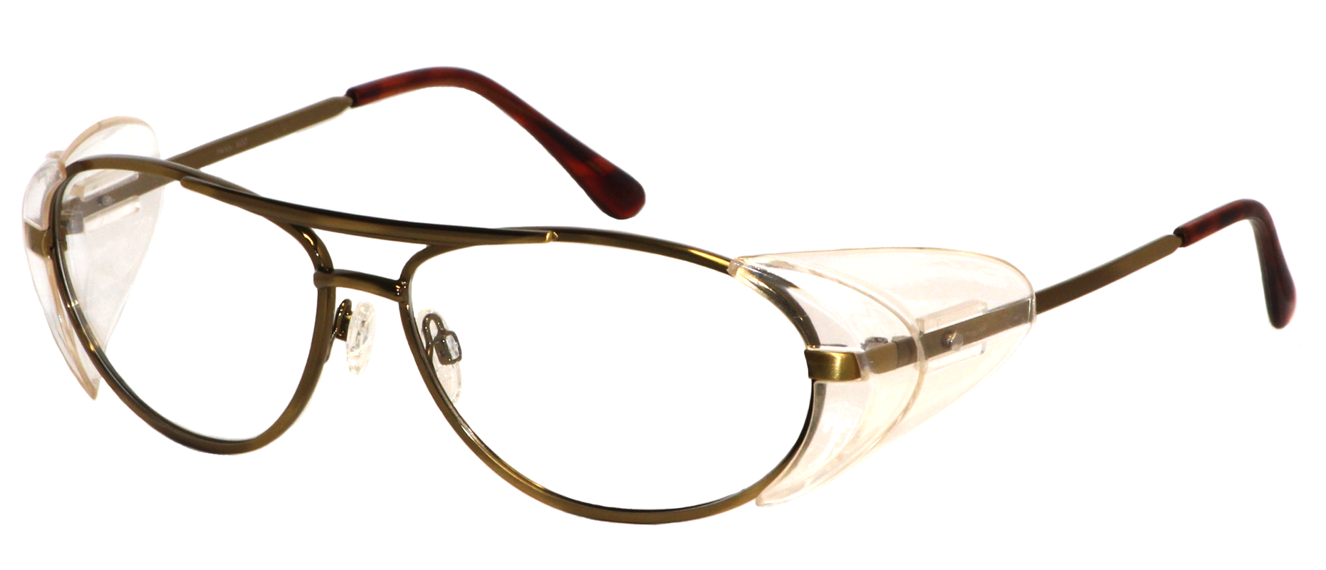 600GLD62 Henry in Gold prescription safety frame