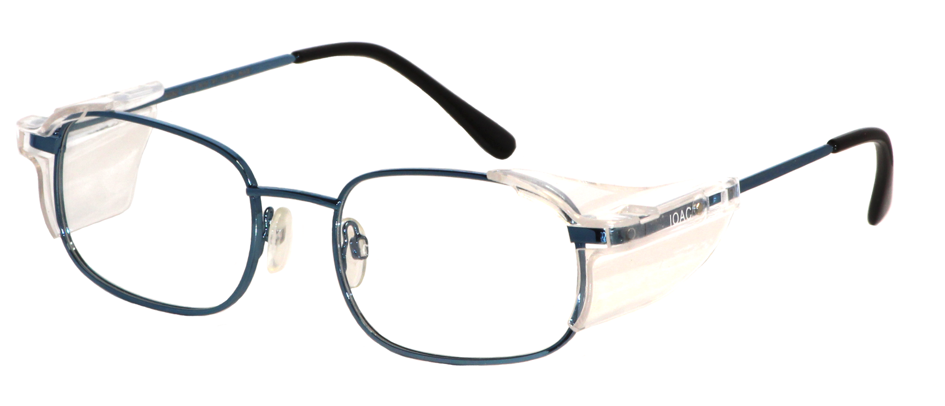 205BLU56 Olive in Blue prescription safety frame